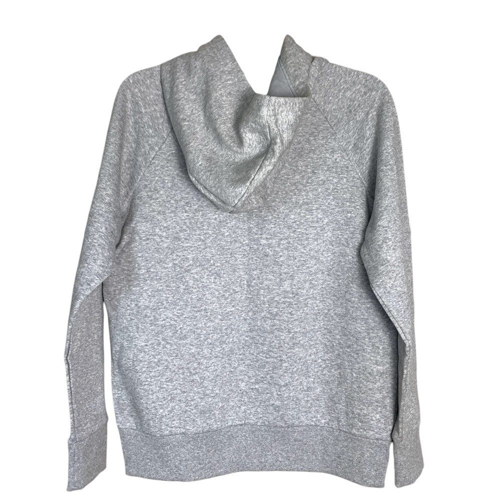 Under Armour Women’s Rival Fleece Glitter Logo Pullover Gray Hoodie Size Small - Picture 5 of 12